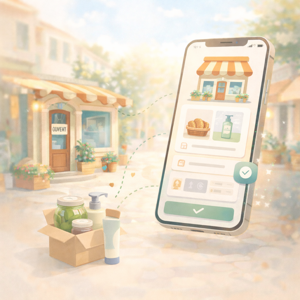 Illustration ajout de produits et services